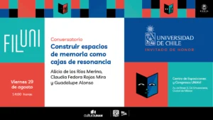 Conversatorio en FILUNI 2025: Construir espacios de memoria como cajas de resonancia